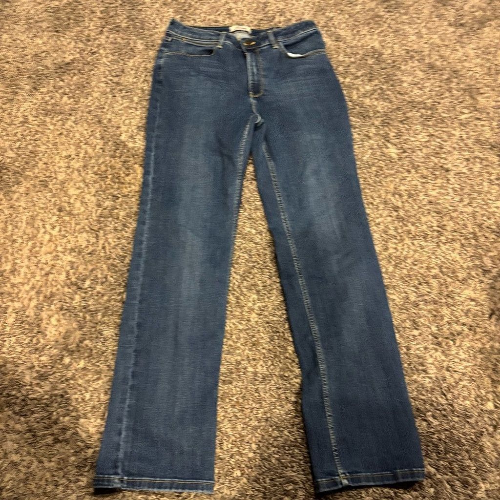 Wrangler Wrangler Women's Classic Blue Straight Leg Jeans Size 32" / US 10 / IT 46 - 4 Thumbnail