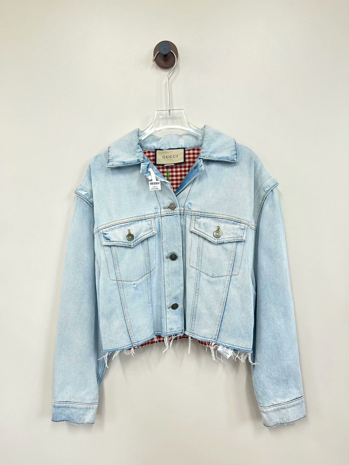 Gucci Rainbow Cartoon Denim Jacket