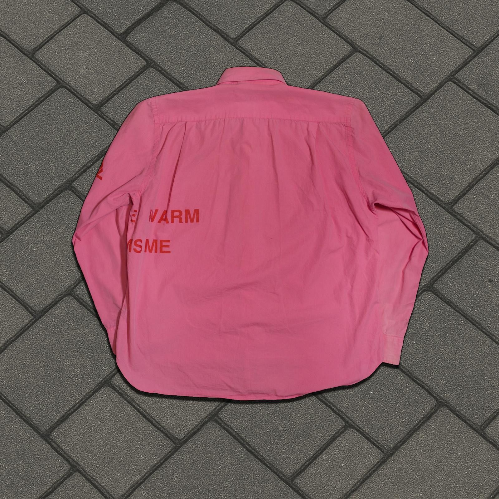 Junya Watanabe AD2001 Junya Watanabe Pink Poem Button Up Size US S / EU 44-46 / 1 - 3 Thumbnail