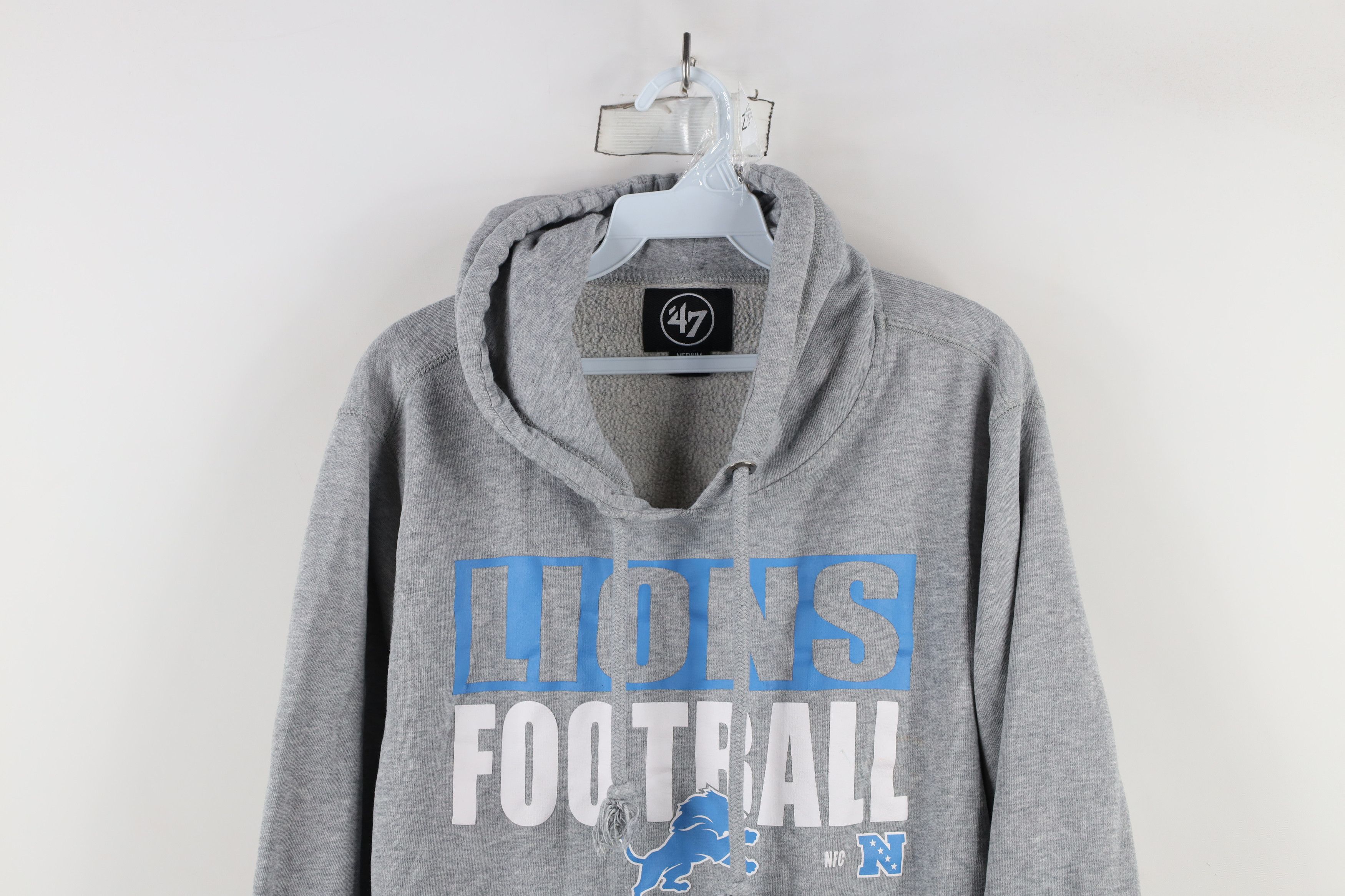 Vintage Vintage Y2K Detroit Lions Football Hoodie Sweatshirt Gray Size US M / EU 48-50 / 2 - 2 Thumbnail