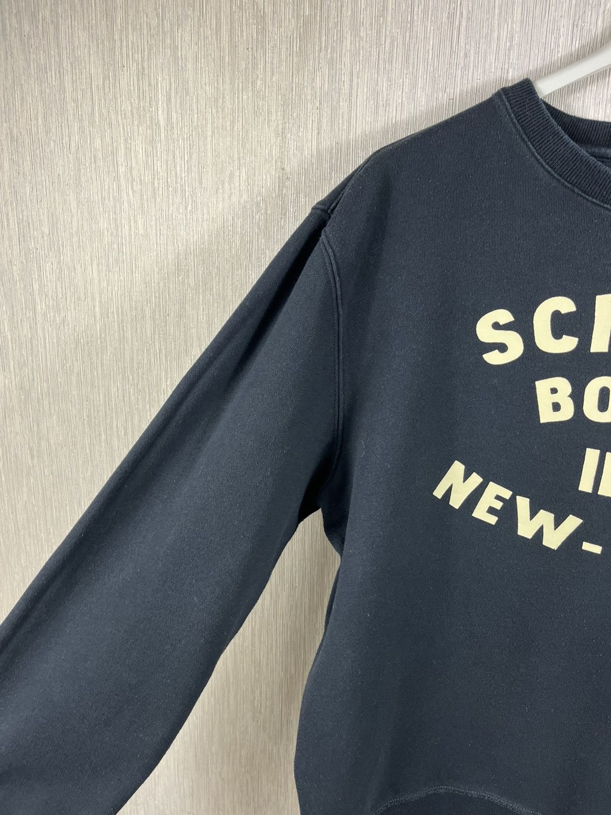 Schott × Vintage Vintage Schott born in New York sweatshirt spellout crewneck Size US XL / EU 56 / 4 - 11 Thumbnail