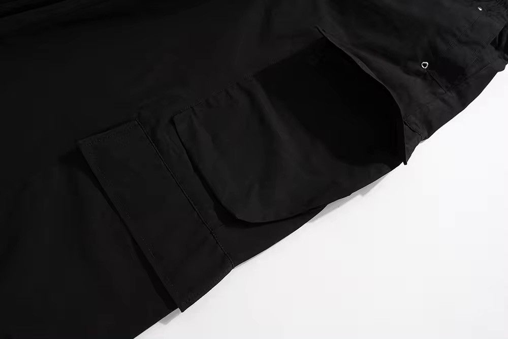 Japanese Brand × Vintage Style Wide Leg Drawstring Black Cargo Pant Size US 30 / EU 46 - 7 Thumbnail