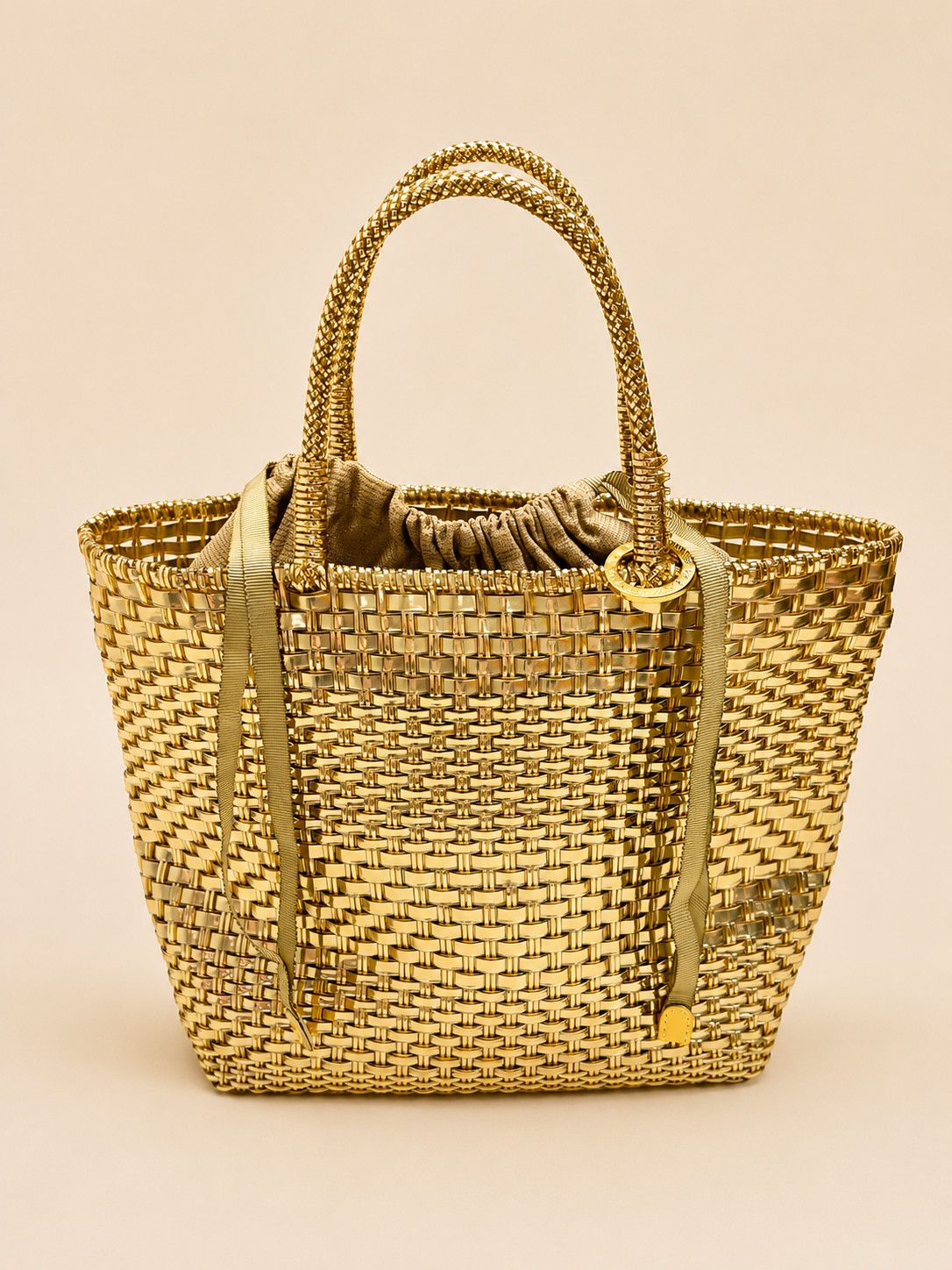 ANTEPRIMA Sac Panier Doré Size ONE SIZE - 1 Thumbnail