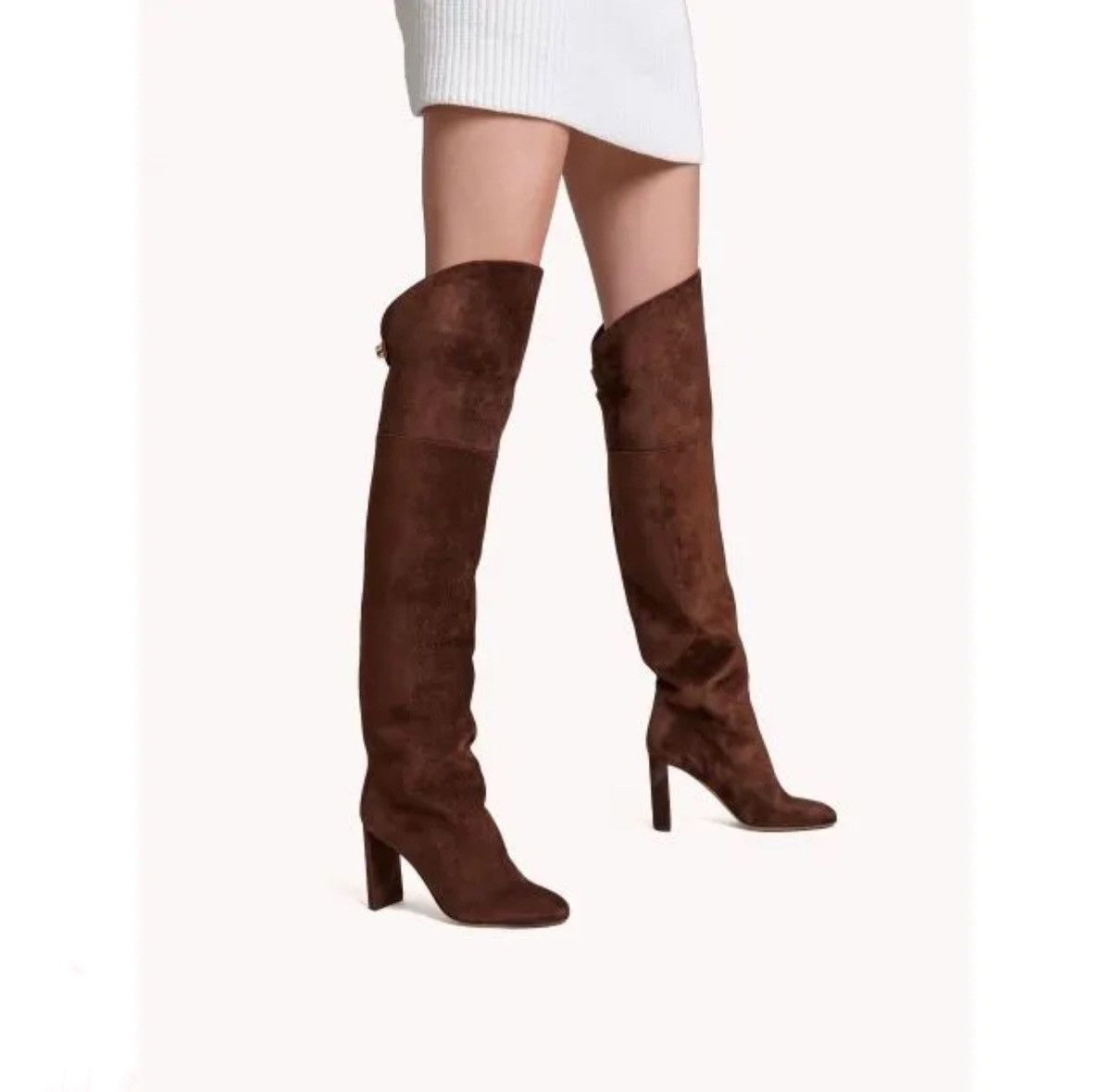 Mason's MAISON SKORPIOS Marylin Suede Over The Knee Boots size 40 Size US 10 / IT 40 - 2 Thumbnail