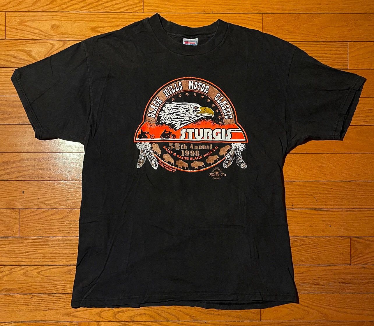 Other 1998 Sturgis 58th anniversary T-Shirt Size US XL / EU 56 / 4 - 2 Thumbnail