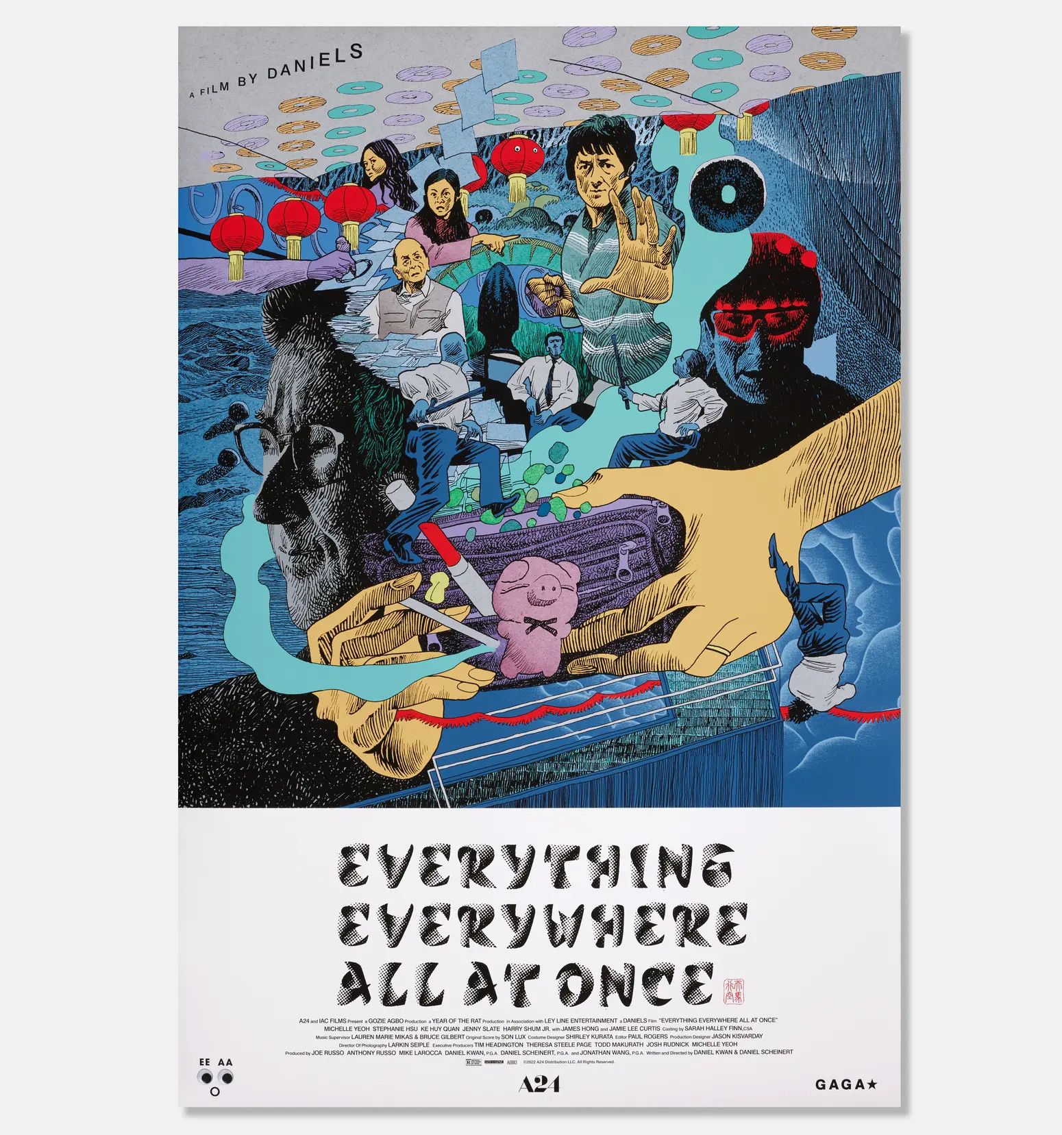 A24 EVERYTHING EVERYWHERE ALL AT ONCE POSTER Size ONE SIZE - 4 Thumbnail
