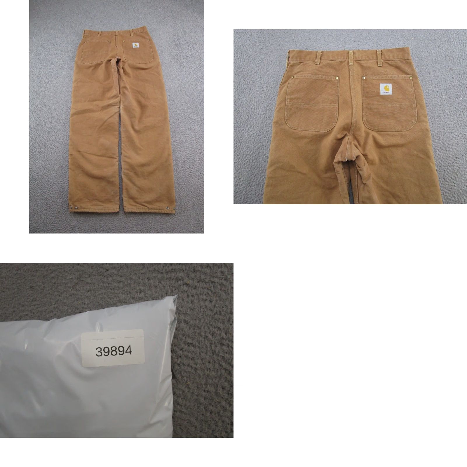 Carhartt VTG Carhartt Quilt Lined 34x32 62WQ Pants Adult Workwear Tan Beige Carhartt Pants Mens Workwear 90s VTG 34x32 Tan Beige 90s Carhartt Pants Mens Size US 34 / EU 50 - 9 Thumbnail