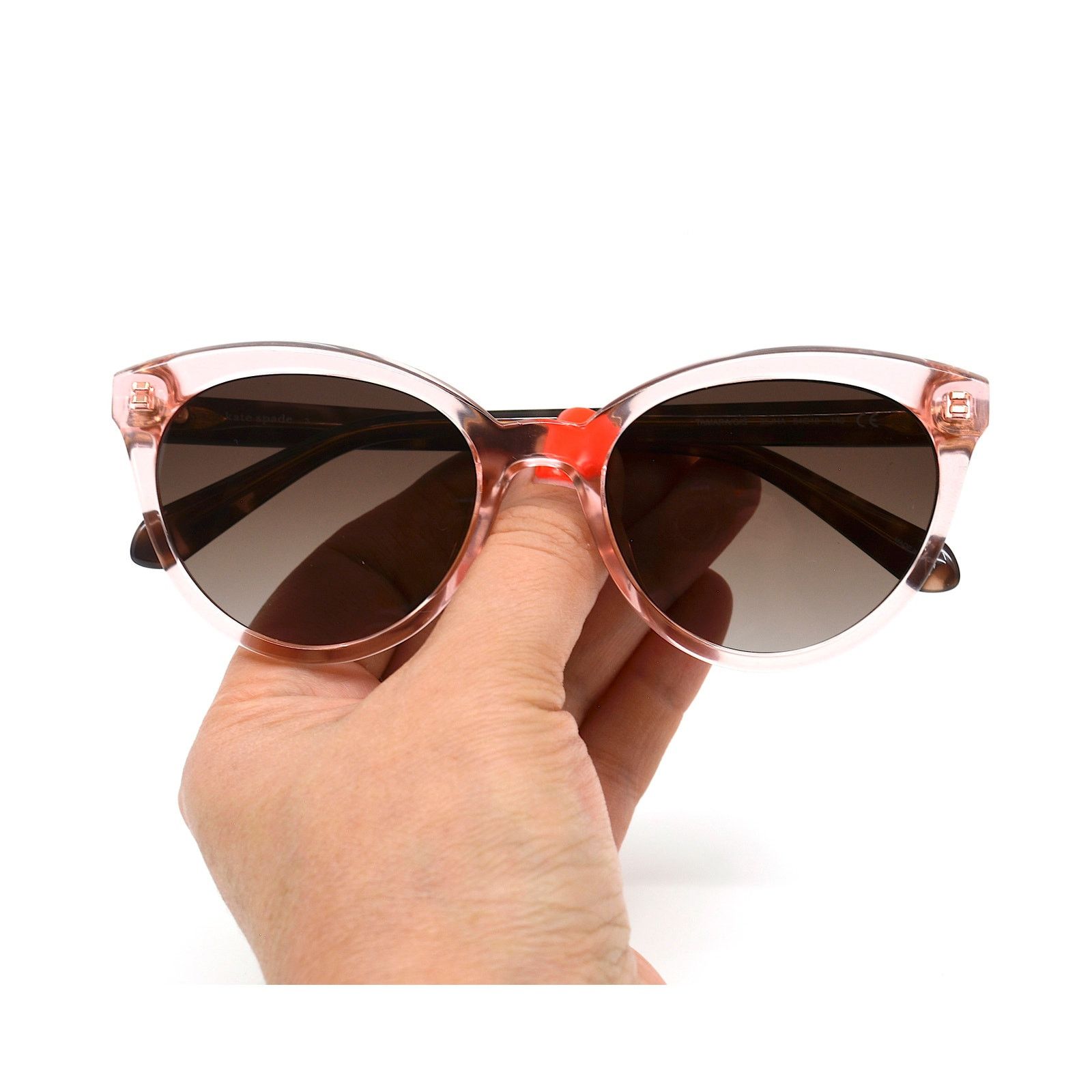 Kate Spade NEW KATE SPADE TAMARA/O/S 35J PINK BROWN SUNGLASSES Size ONE SIZE - 11 Thumbnail