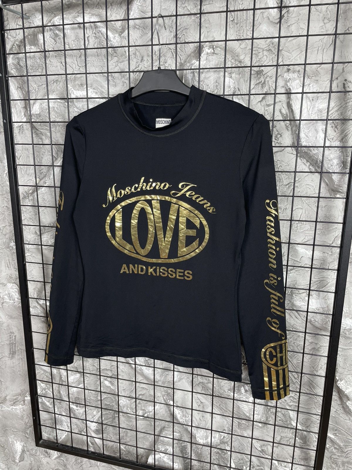 Moschino Moschino Vintage Rare Love and Kisses Long Sleeve Top Y2K Size M / US 6-8 / IT 42-44 - 8 Thumbnail