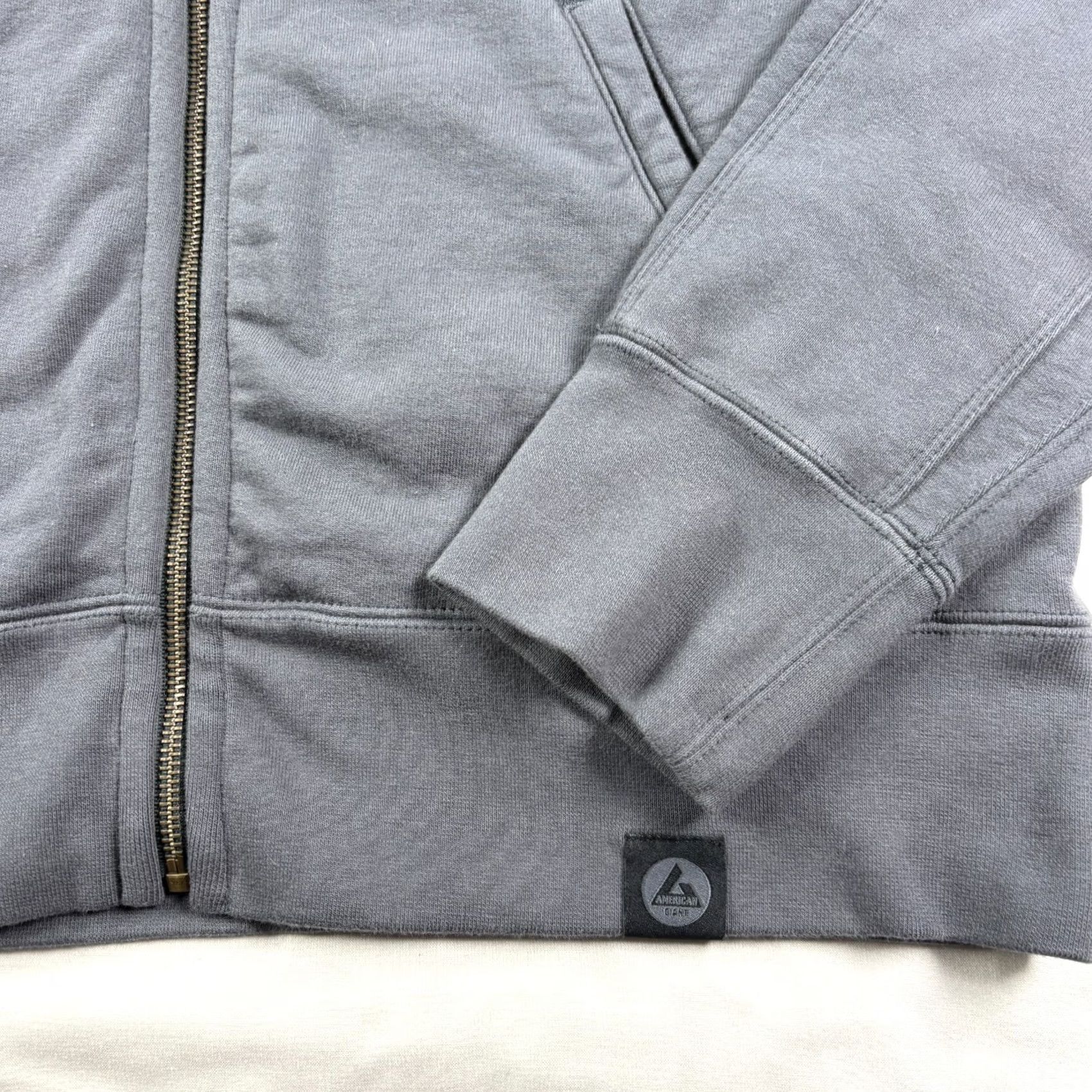 Vintage VINTAGE American Giant Jacket Mens L Gray Moto Full Zip Heavyweight Casual Workwear Size US L / EU 52-54 / 3 - 2 Thumbnail