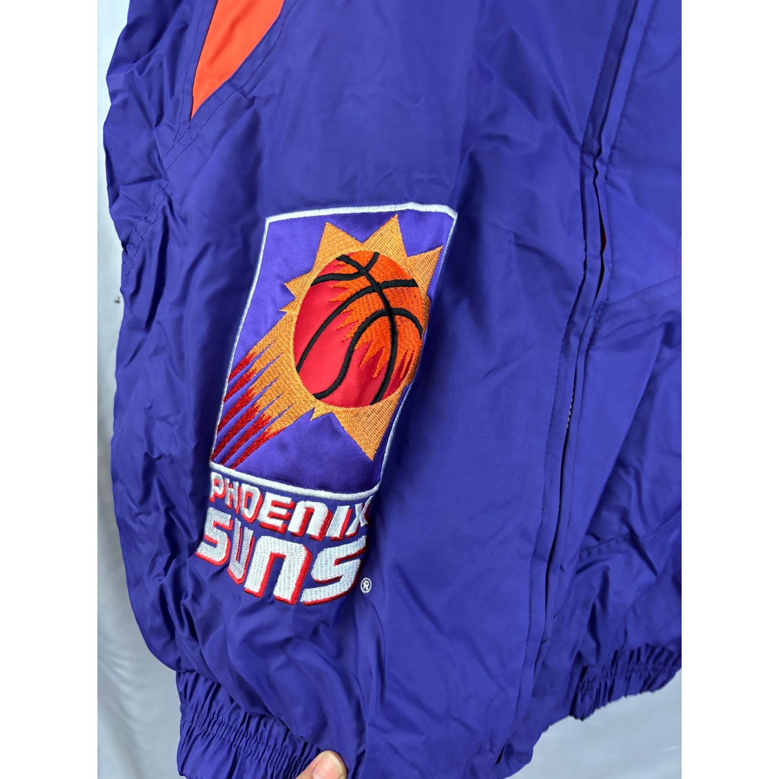 Logo Athletic Phoenix Suns NBA Sharktooth Windbreaker Jacket L NWT Vtg Size US L / EU 52-54 / 3 - 5 Thumbnail