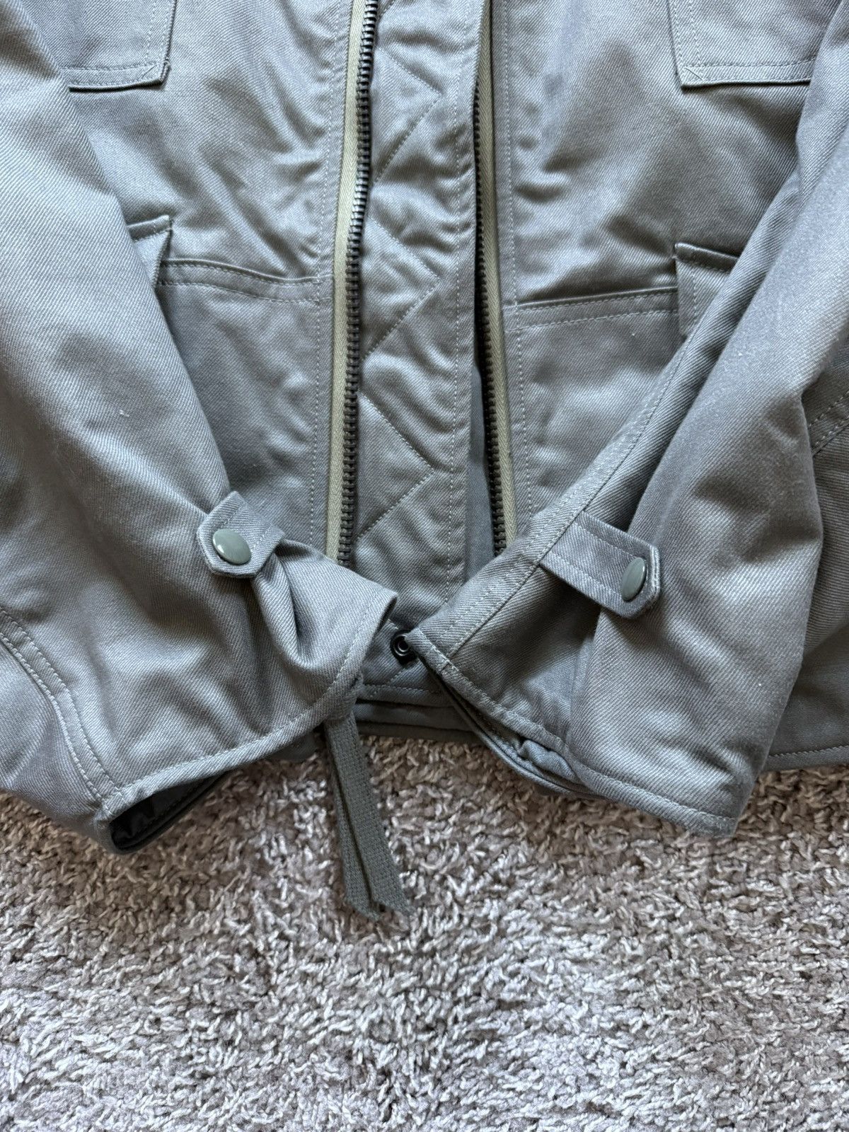 The Real McCoy's The Real McCoy's CWU-7/P Sage Green Bomber Jacket Large L Size US L / EU 52-54 / 3 - 8 Thumbnail