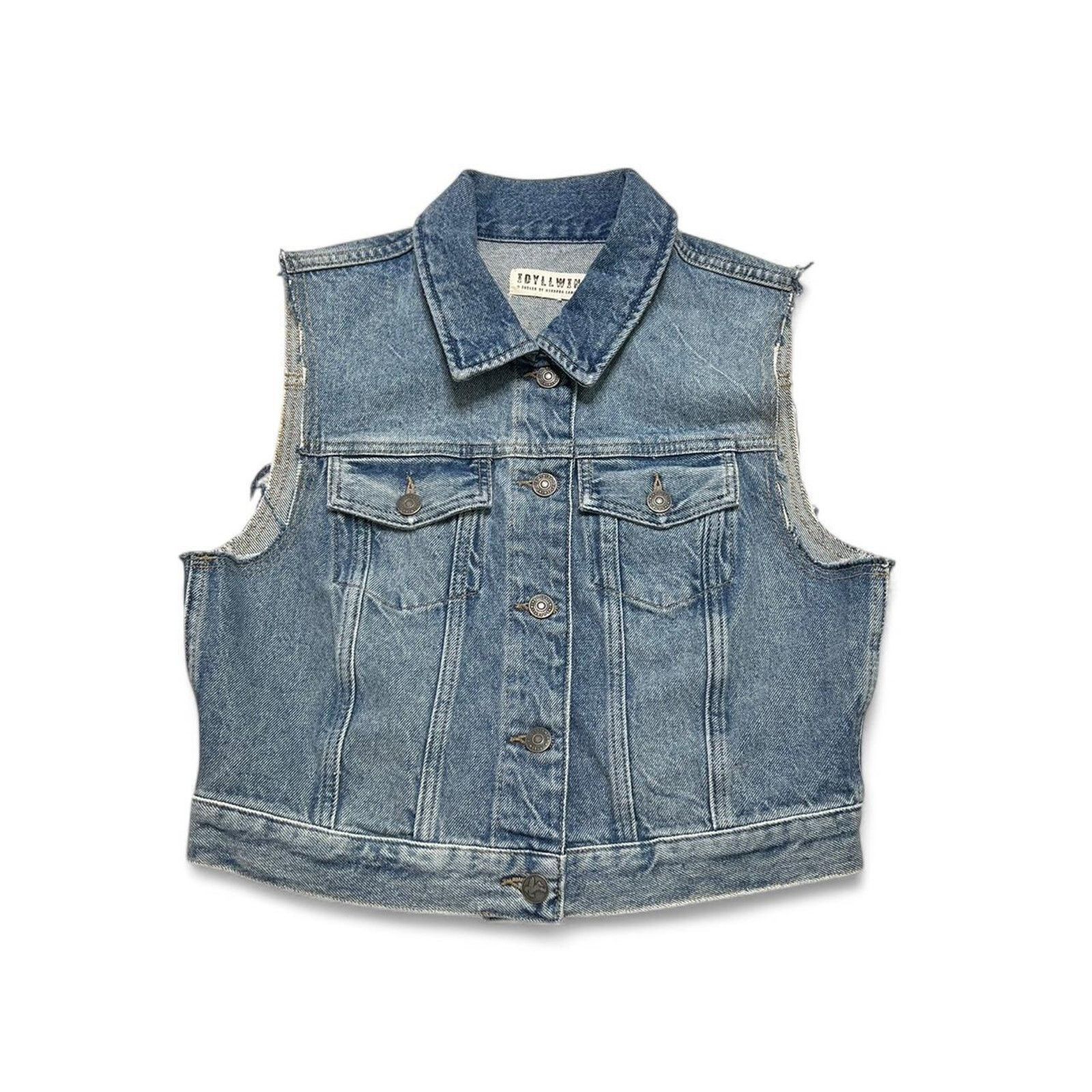 Other Idyllwind Women’s Denim Vest - Distressed Biker Casual - S Size S / US 4 / IT 40 - 1 Thumbnail