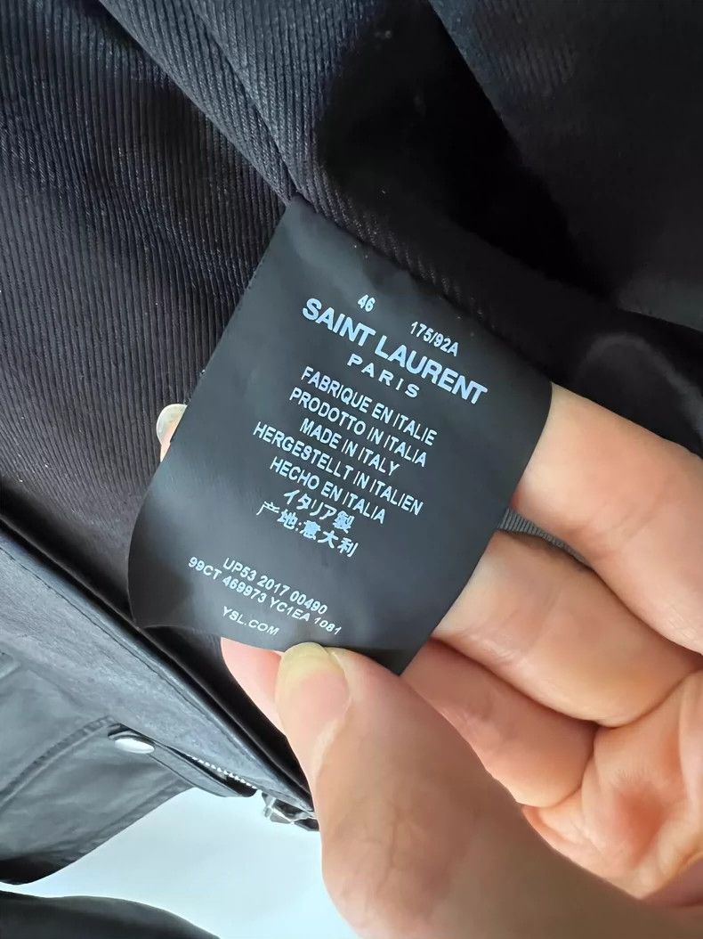 Saint Laurent Paris saint Laurent paris2017 Spring/Summer L01 Leather jacket 2 Size US S / EU 44-46 / 1 - 6 Thumbnail
