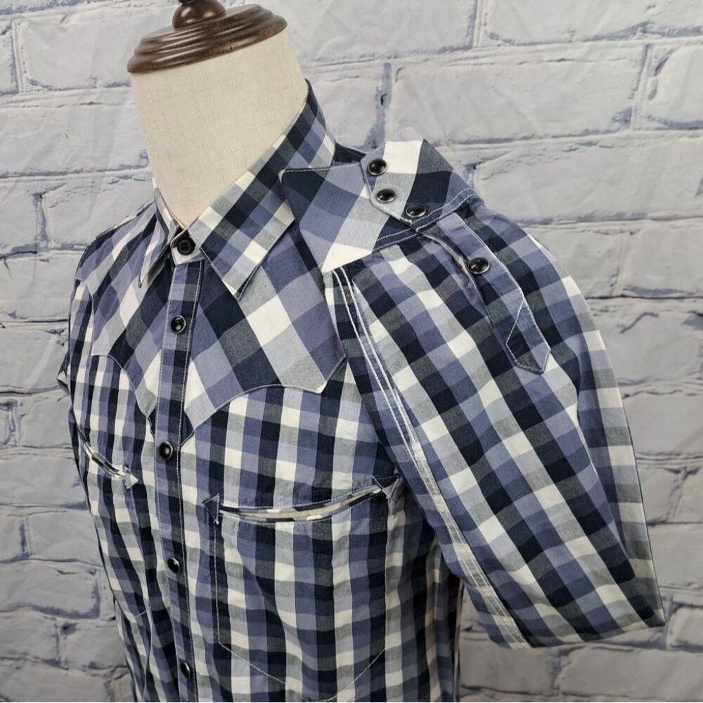 Levi's Levi's Men's Western Pearl Snap Shirt Special Edition HQ Pu Size US M / EU 48-50 / 2 - 1 Thumbnail