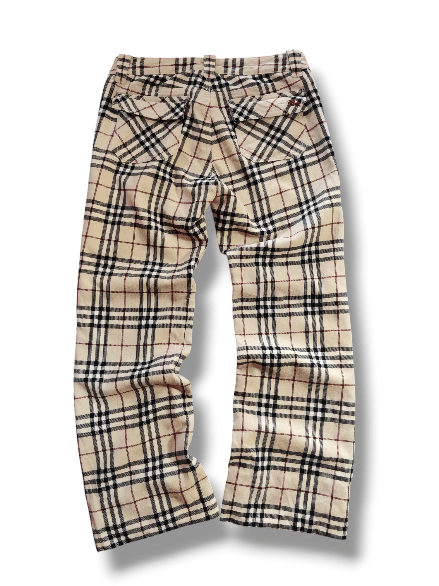 Other Vintage Distressed Burberry London Nova Check Wool Pants Size 28" / US 6 / IT 42 - 4 Thumbnail