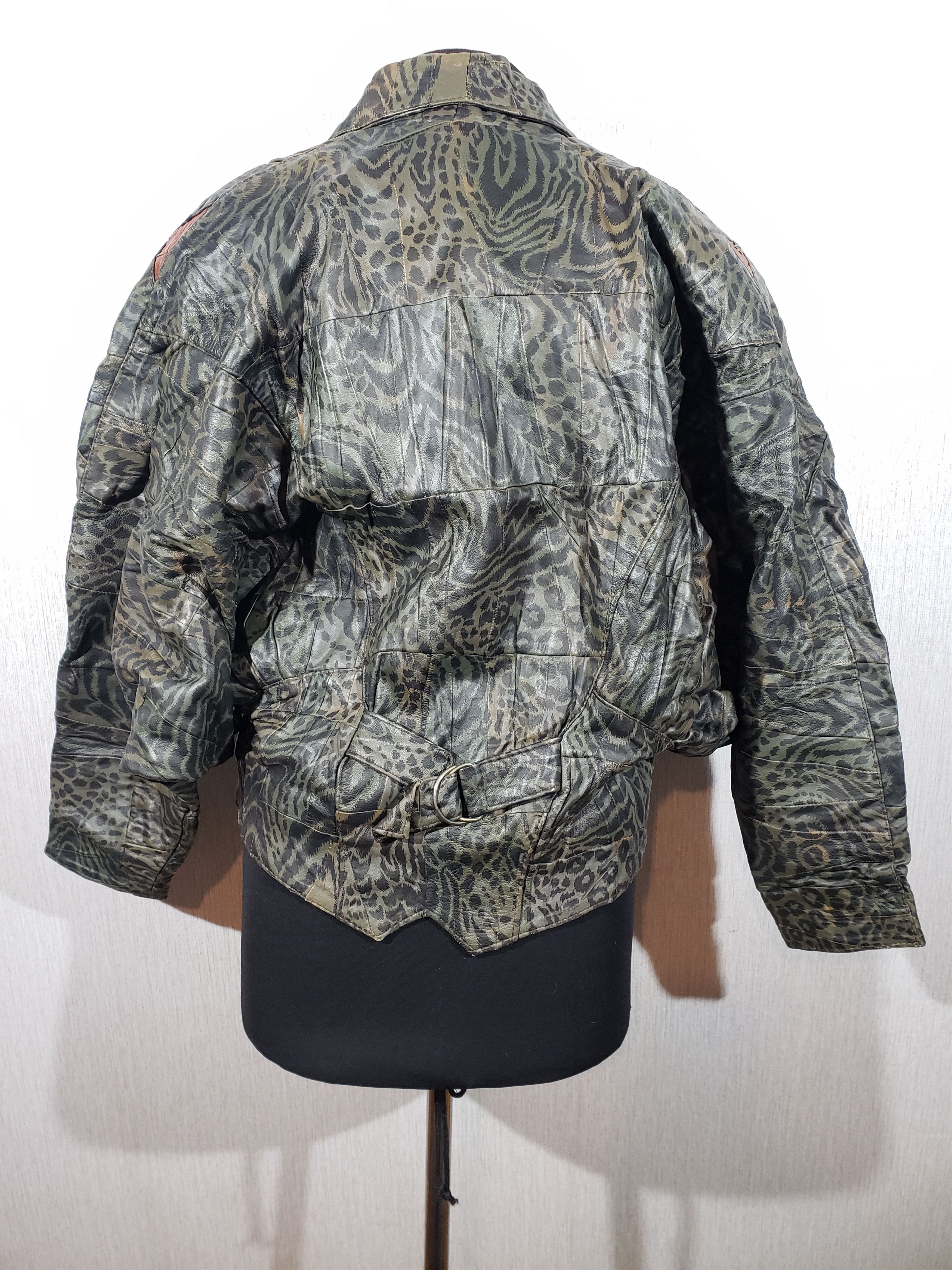 Other Stylish women's leather jacket in bat style. Size L / US 10 / IT 46 - 5 Thumbnail