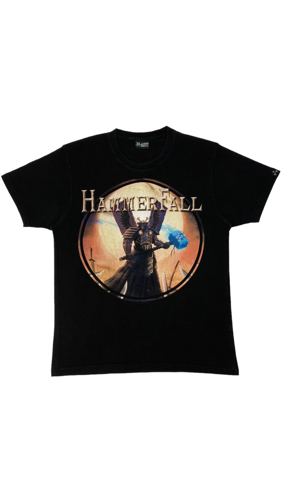 🔥LASTDROP🔥 Vintage HammerFall Live By The Code 2014 T-shirt