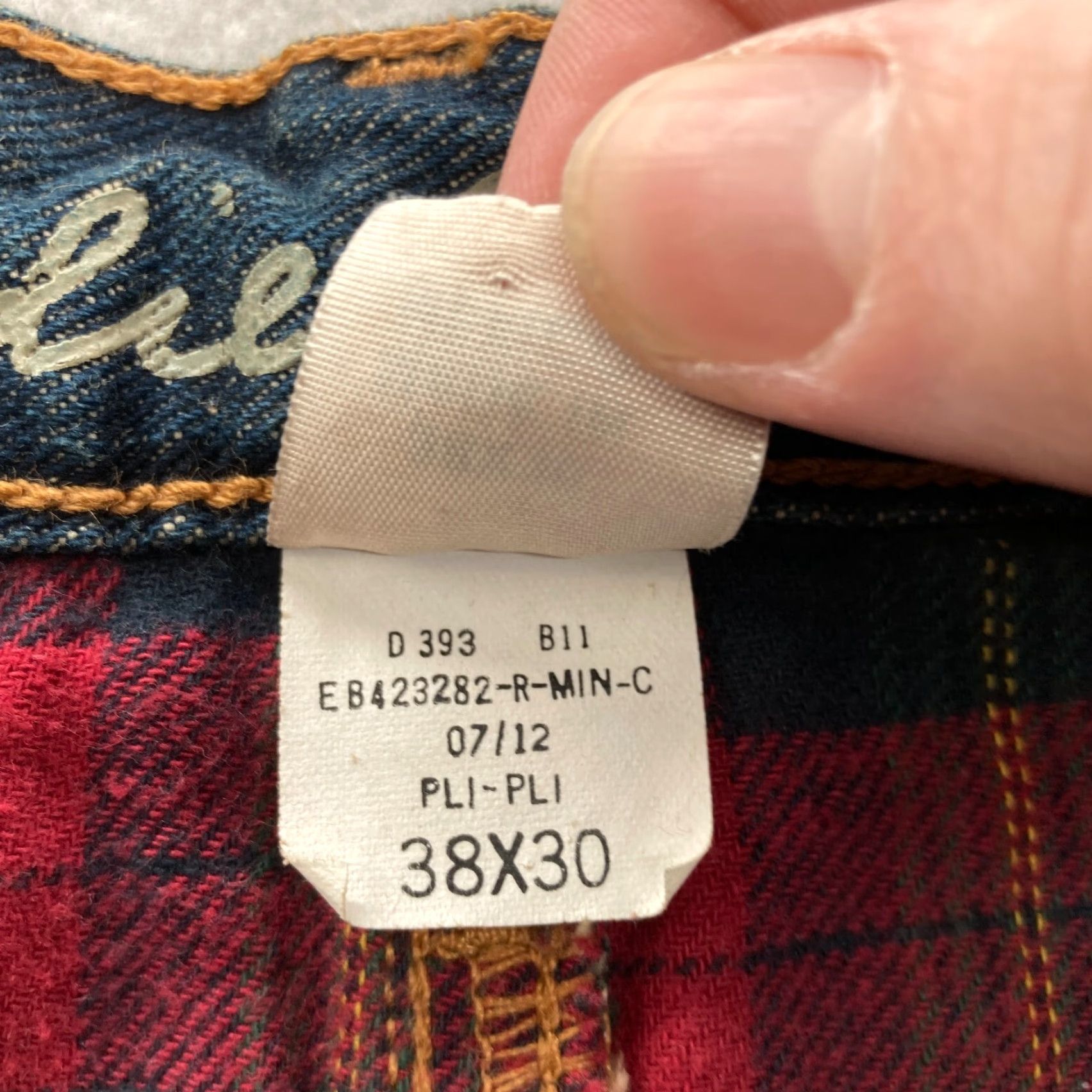 Eddie Bauer Eddie Bauer Jeans Mens 38x30 Relaxed Fit Straight Blue Denim Camp Flannel Lined 5-Pocket Design Shoes? Size US 38 / EU 54 - 6 Thumbnail