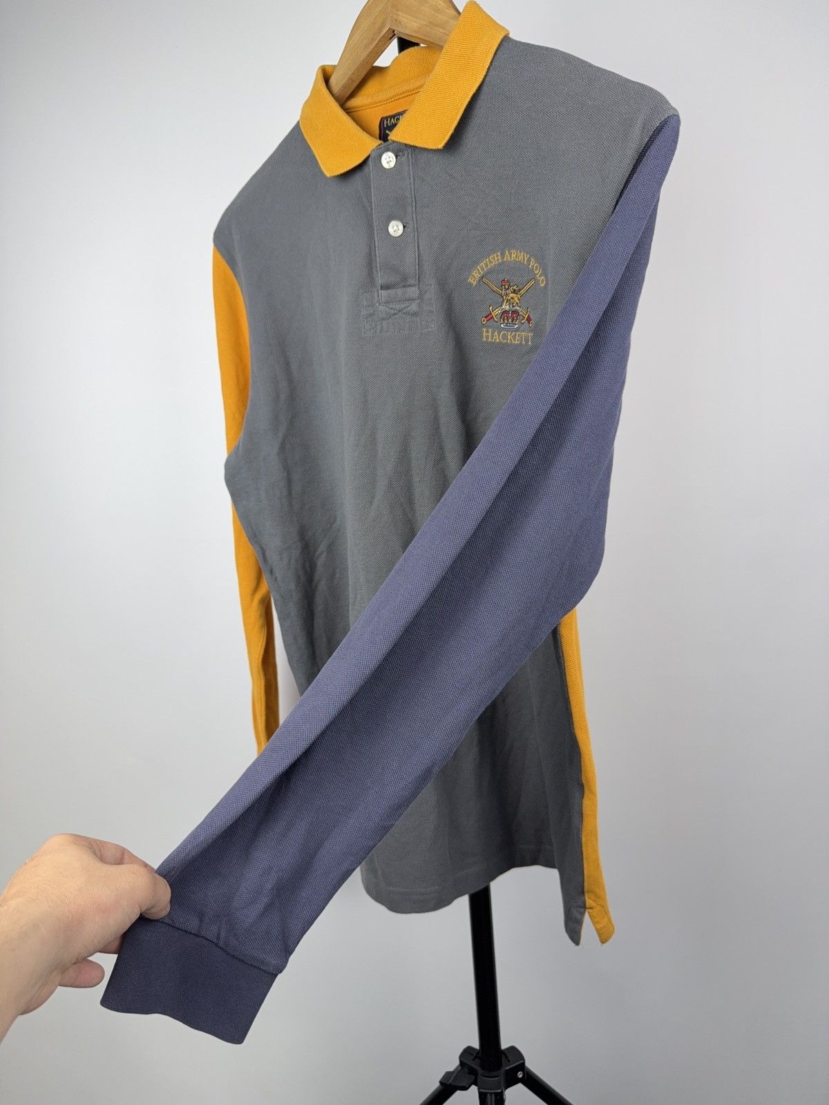 Hackett Vintage 00s Hackett #1 Y2K British Army Polos long sleeve Size US M / EU 48-50 / 2 - 6 Thumbnail