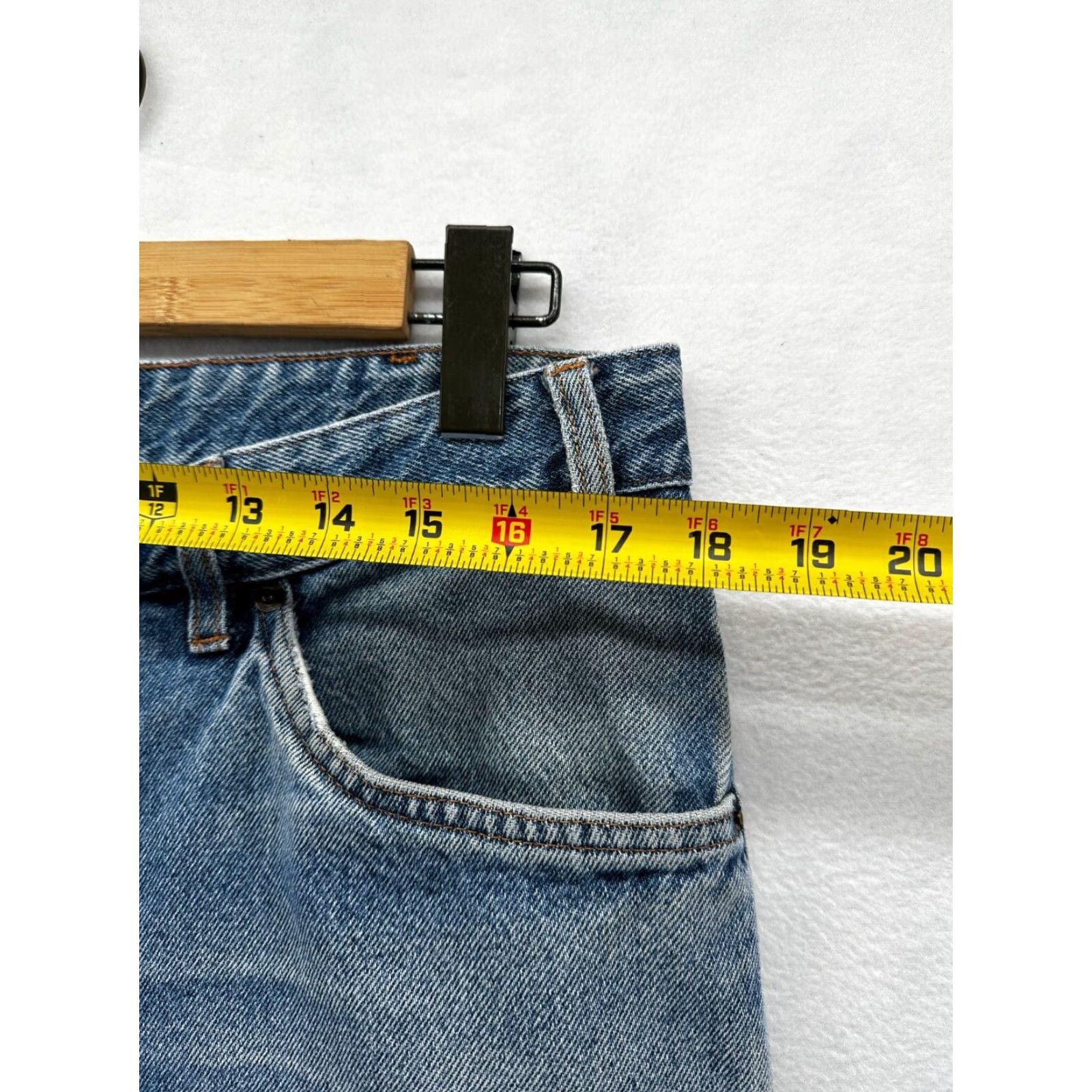 Vintage R.M. Williams Jeans Mens 36 Regular Straight Blue Denim 5-Pocket Zip Cotton Cowboy Western Straight Leg Size US 36 / EU 52 - 7 Thumbnail