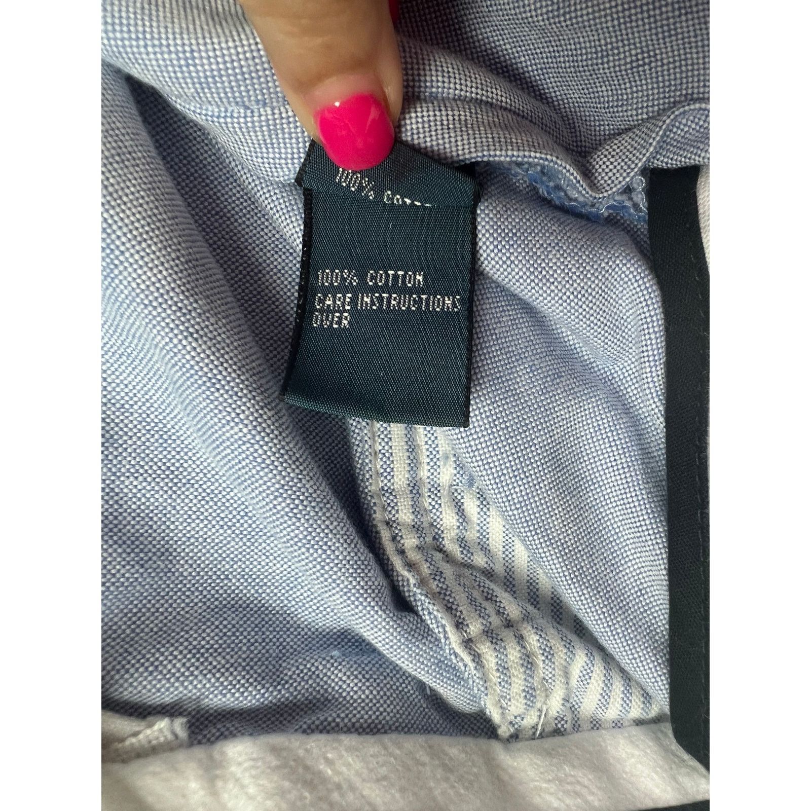 Ralph Lauren Polo by Ralph Lauren New York Light Blue Oxford Shorts Size US 38 / EU 54 - 9 Thumbnail