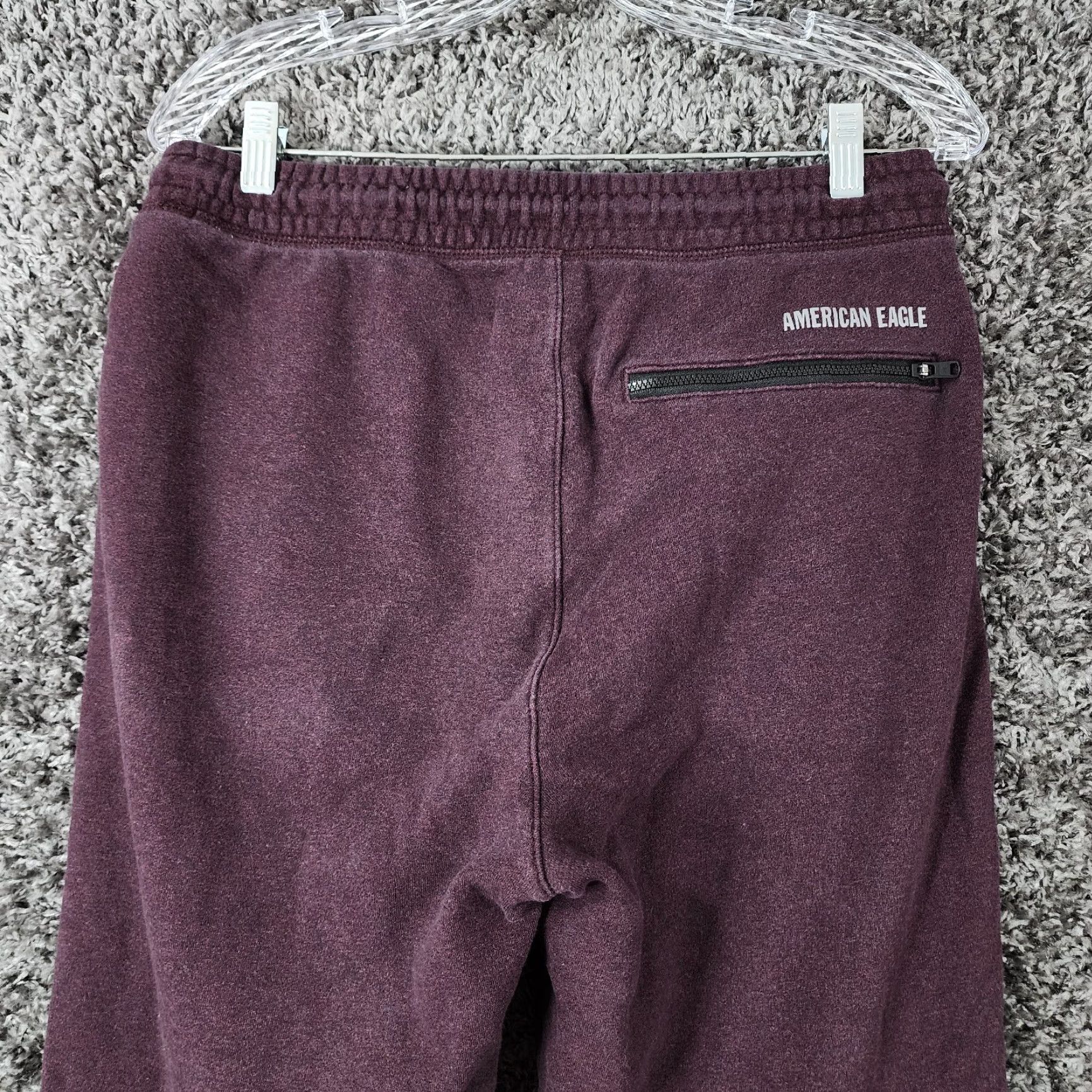 American Eagle Outfitters American Eagle Mens Sweatpants Size M Elastic Waist Purple Casual Pants Men Size US 31 - 7 Thumbnail