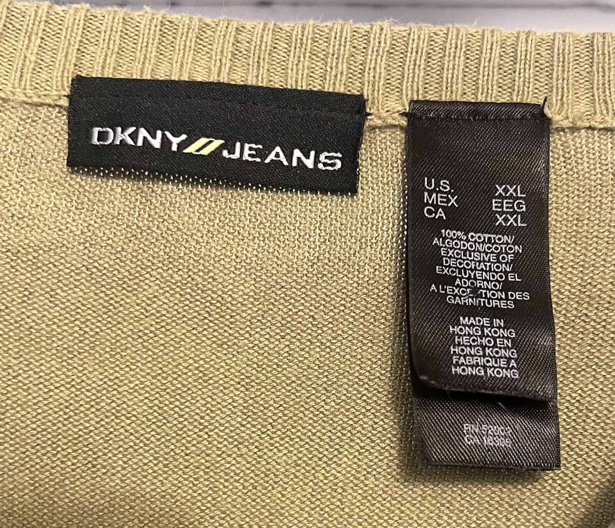 DKNY Authentic DKNY Jeans cotton sweater multi-striped green XXL Size US XXL / EU 58 / 5 - 3 Thumbnail