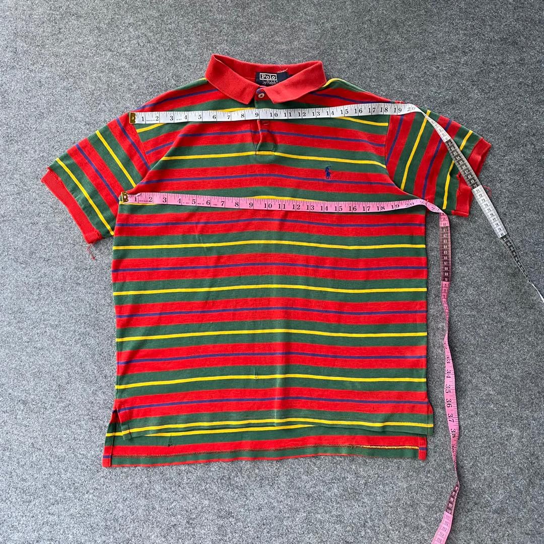 Polo Ralph Lauren Vintage Ralph Lauren Polo Stripe Shirt Size US L / EU 52-54 / 3 - 3 Thumbnail