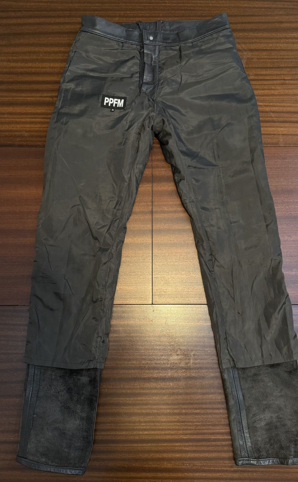 PPFM PPFM Black Leather Pants Size US 30 / EU 46 - 4 Thumbnail