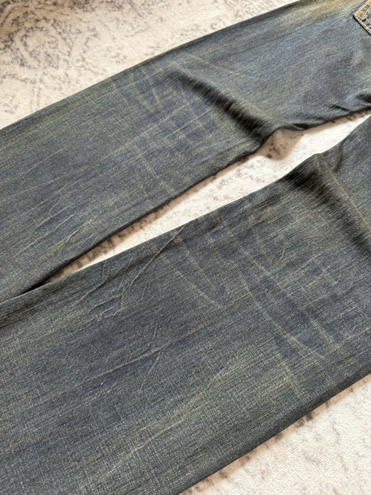 If Six Was Nine Edwin 515 Heavy Mud Washed Over stitch Flared Jeans Size US 28 / EU 44 - 14 Thumbnail