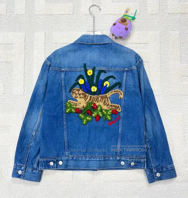 Gucci Gucci Year of the Tiger Limited Embroidered Flower Tiger D Size XS / US 0-2 / IT 36-38 - 2 Thumbnail
