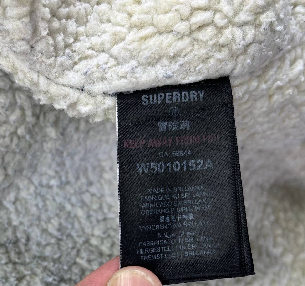 Japanese Brand Vintage Superdry Fur Hoodie Trashed Punk Jacket Size S / US 4 / IT 40 - 7 Thumbnail