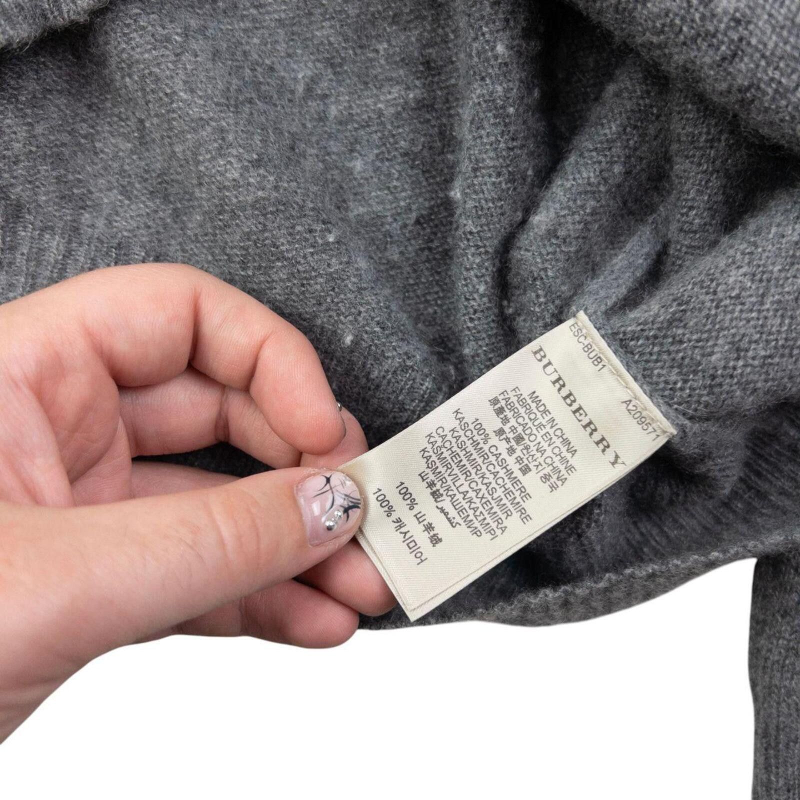 Burberry Vintage 2000s Burberry Brit Nova Check Elbow Patch Jumper M Size US M / EU 48-50 / 2 - 7 Thumbnail