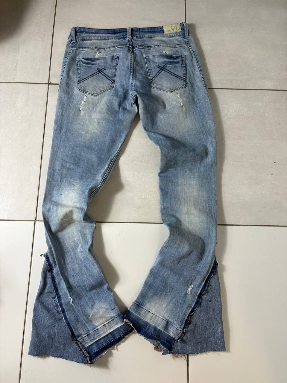 Japanese Brand rare flared blue jeans bootcut Size US 34 / EU 50 - 13 Thumbnail
