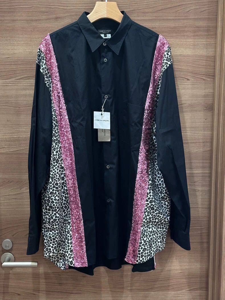 Comme des Garcons COMME des GARCONS leopard sequined shirt-2506 Size US L / EU 52-54 / 3 - 3 Thumbnail