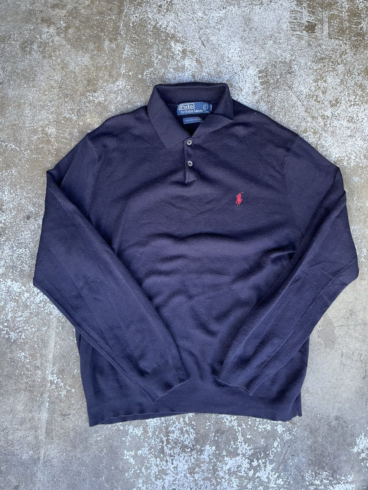 Polo Ralph Lauren Vintage Polo Ralph Lauren Button Up Sweater Size US L / EU 52-54 / 3 - 2 Thumbnail