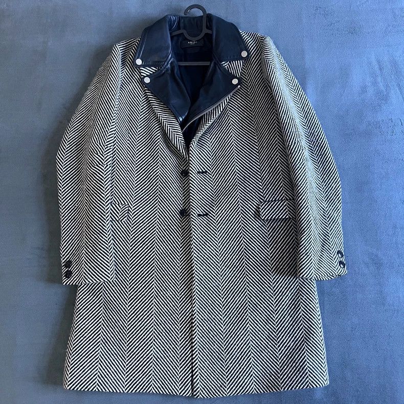 Amiri Amiri Human-patterned coat lined with locomotive leather ja Size US M / EU 48-50 / 2 - 1 Thumbnail