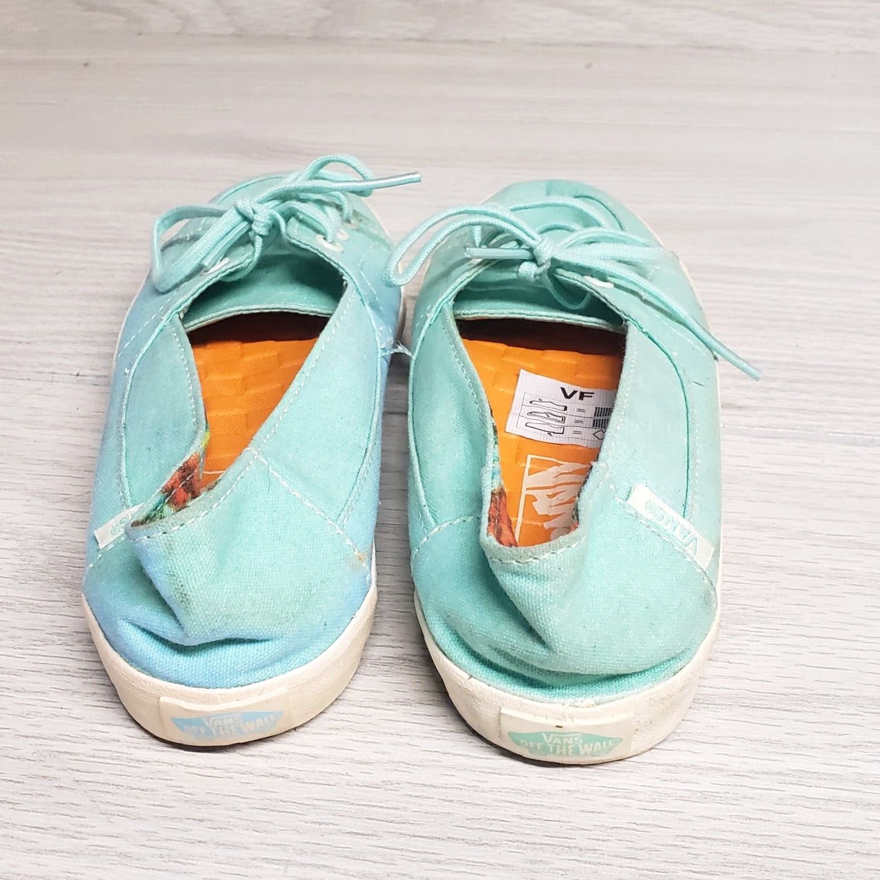 Vans VANS Tazie Light Blue White Sneakers Beach Spring Vibes Adult Women's Size 5 Size US 5 / IT 35 - 4 Thumbnail