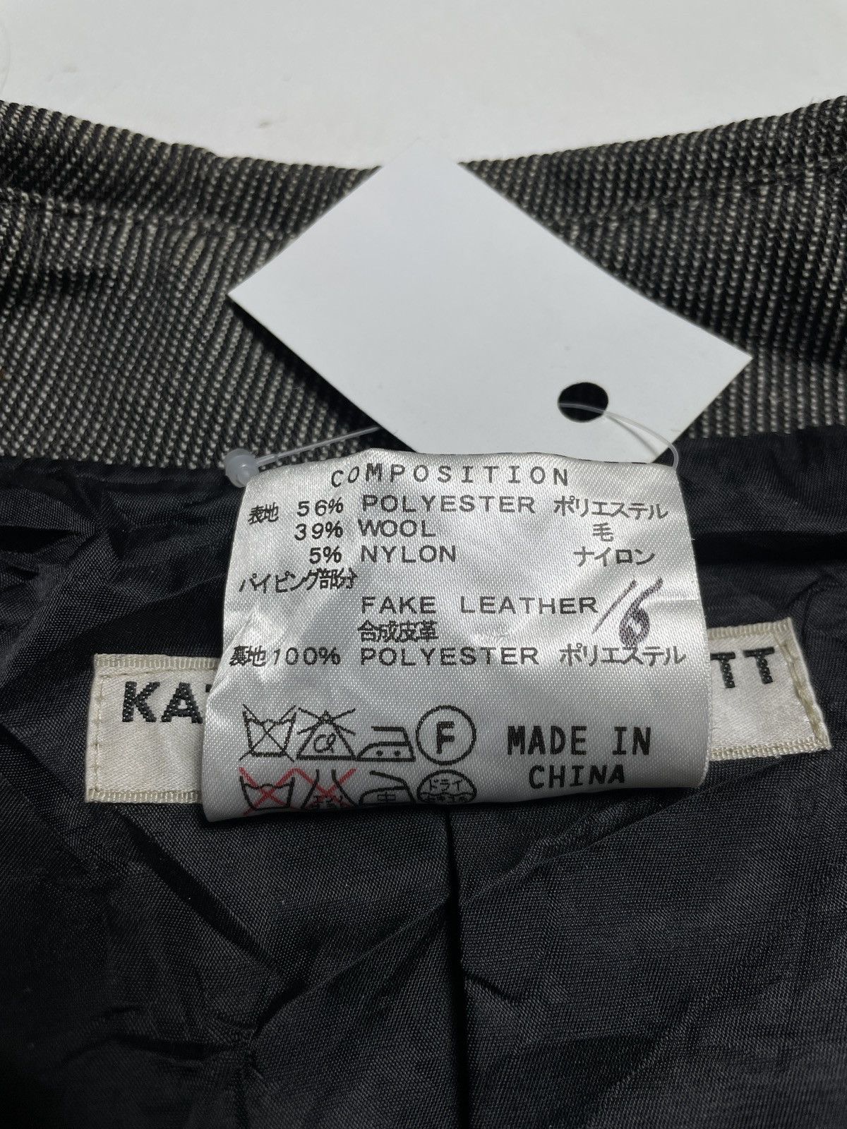Katharine Hamnett London 2000’s Katharine Hamnet - Belted Double Breasted Coat Size US M / EU 48-50 / 2 - 8 Thumbnail