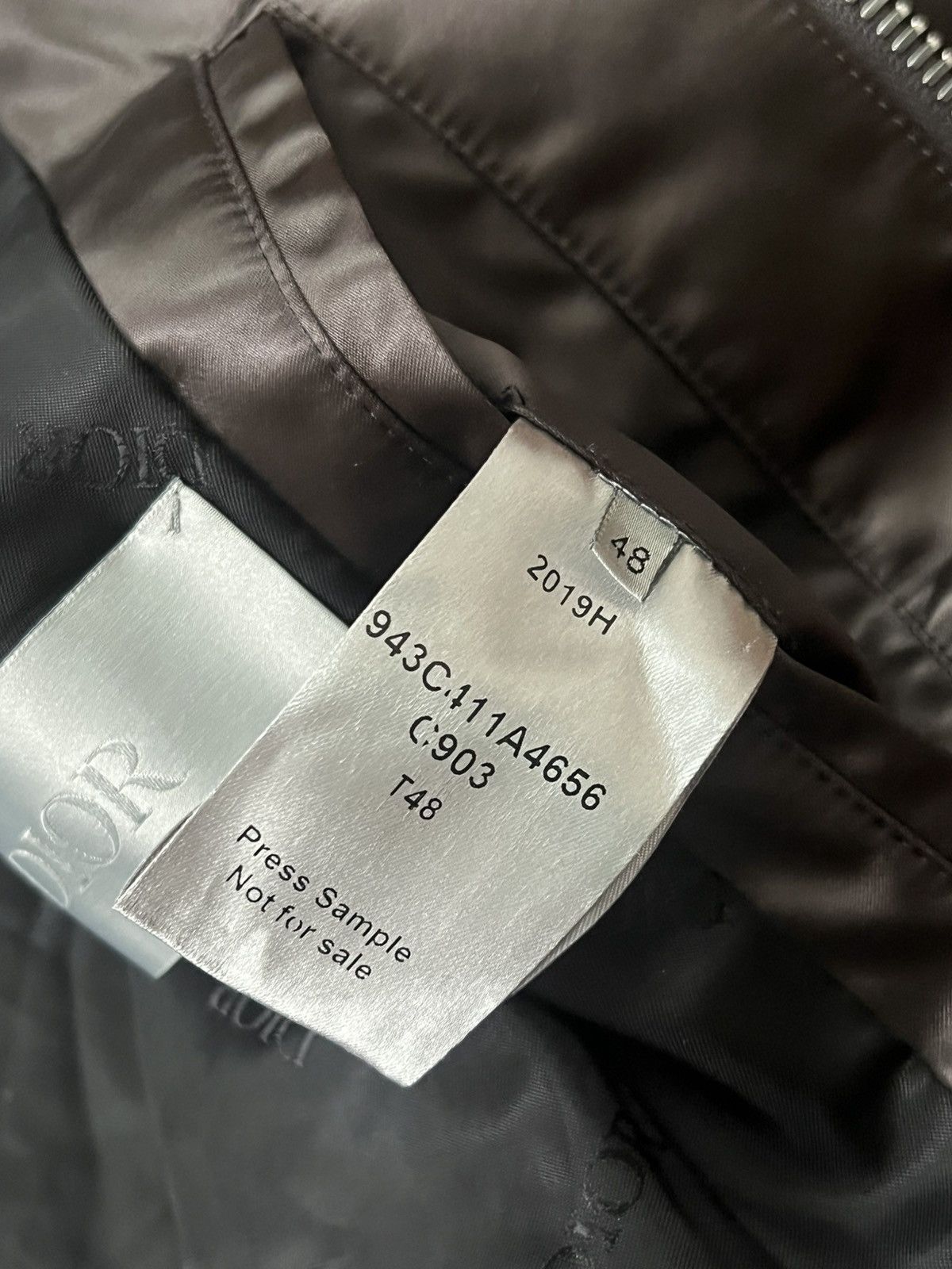 Dior Dior homme winter 2019/20 sample silk jacket Size US M / EU 48-50 / 2 - 11 Thumbnail