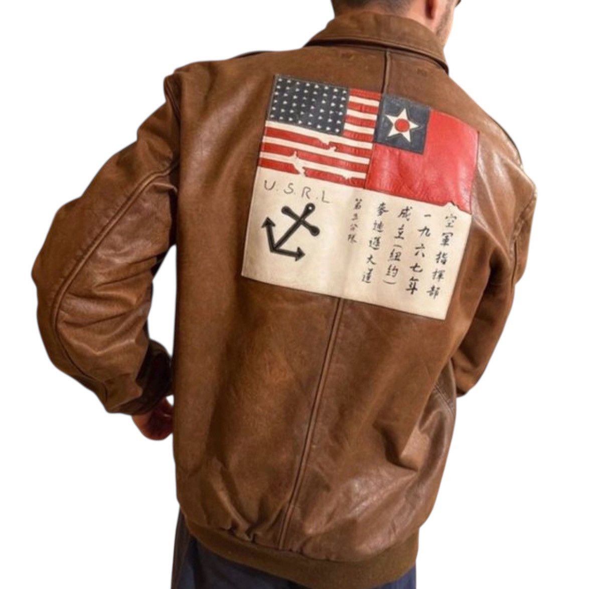 Ralph Lauren Ralph Lauren A-2 Leather Flight Jacket Distressed Bomber Size US L / EU 52-54 / 3 - 2 Thumbnail