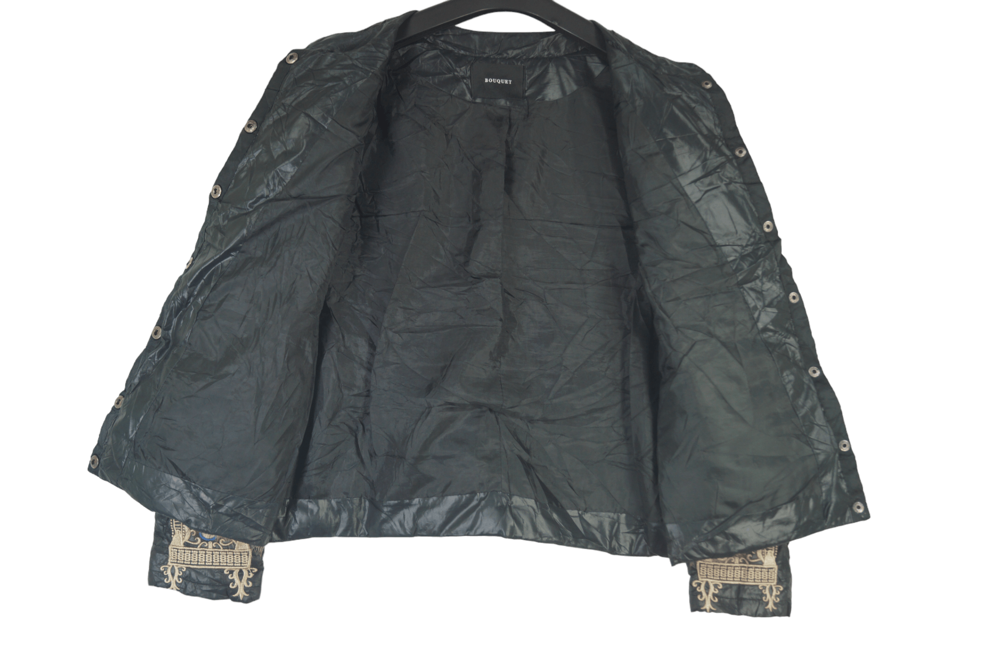 Japanese Brand × Vintage Rare Puffer Jacket Bouquet Buttonup Nice Design Size US S / EU 44-46 / 1 - 4 Thumbnail