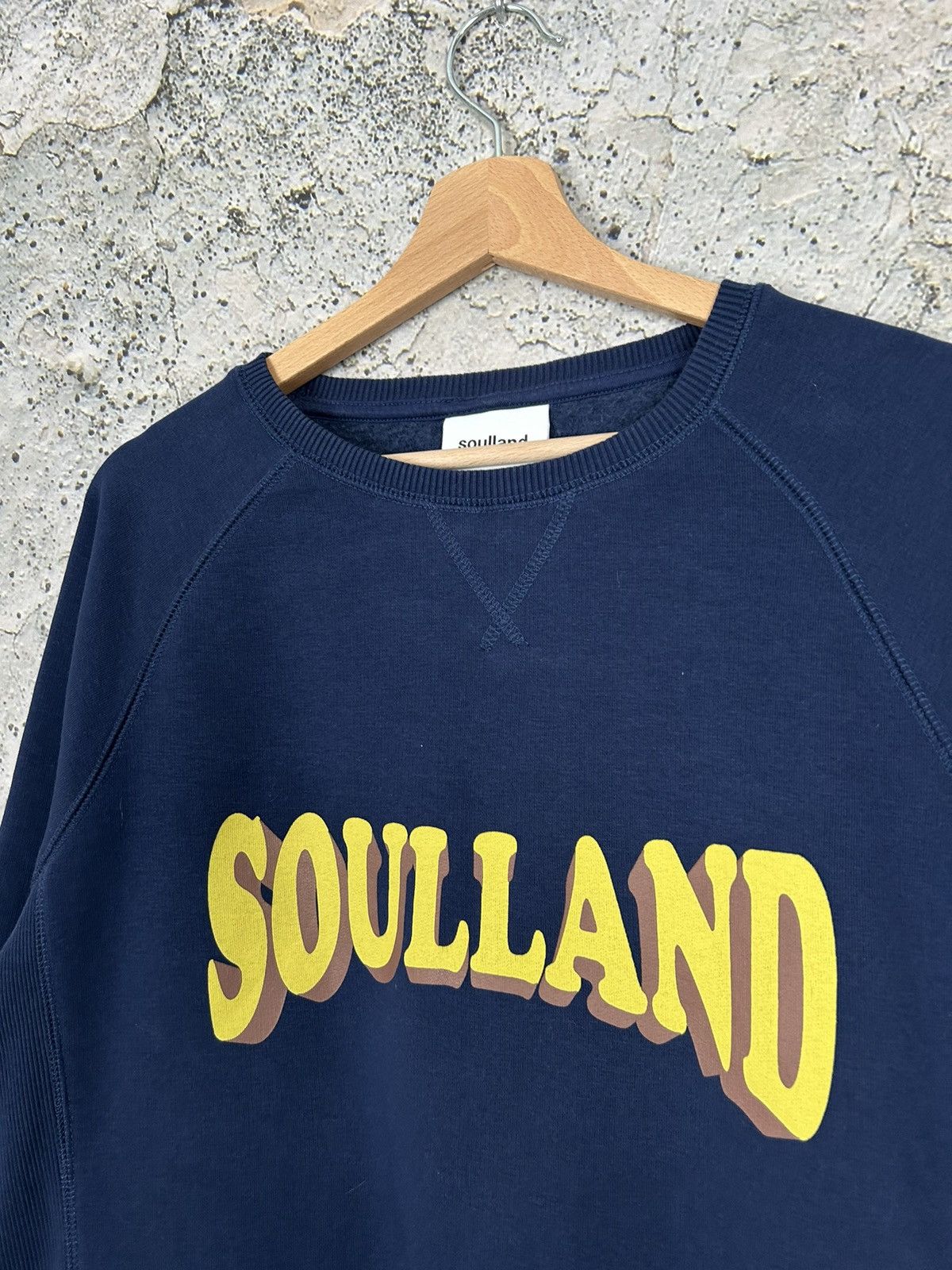 Soulland Soulland Boxy Crewneck Streetwear Vintage Spellout Retro Size US L / EU 52-54 / 3 - 3 Thumbnail