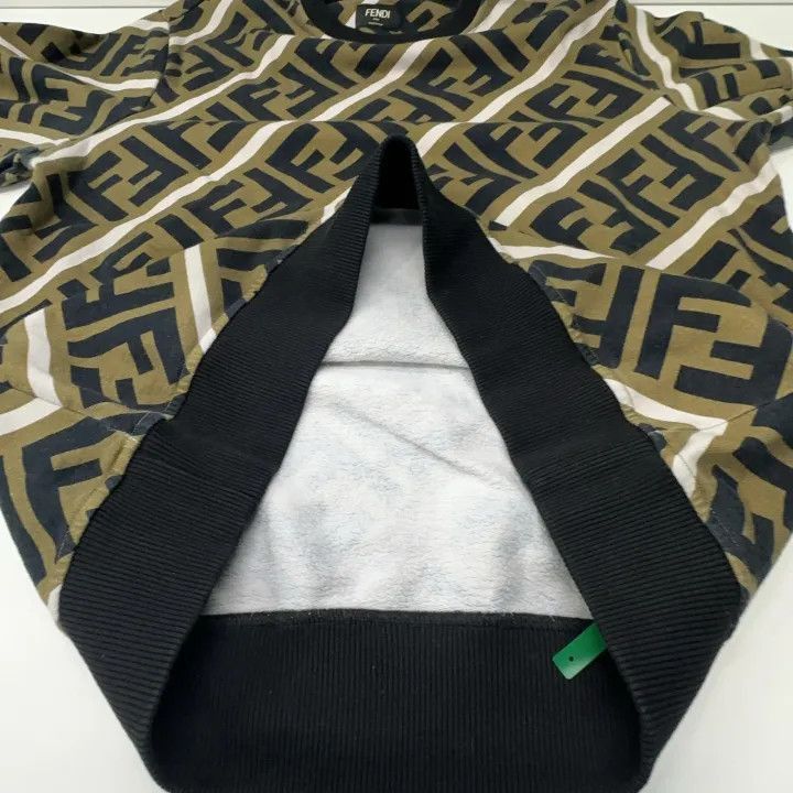 Fendi Fendi Brown Letter Print Long Sleeve Sweatshirt -2507 Size US M / EU 48-50 / 2 - 8 Thumbnail