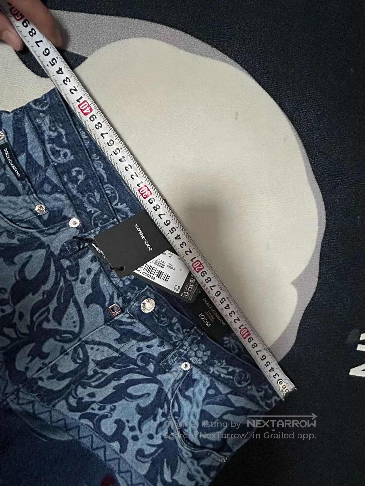 Dolce & Gabbana Dolce Gabbana Graphic Denim Pants. Size US 32 / EU 48 - 6 Thumbnail