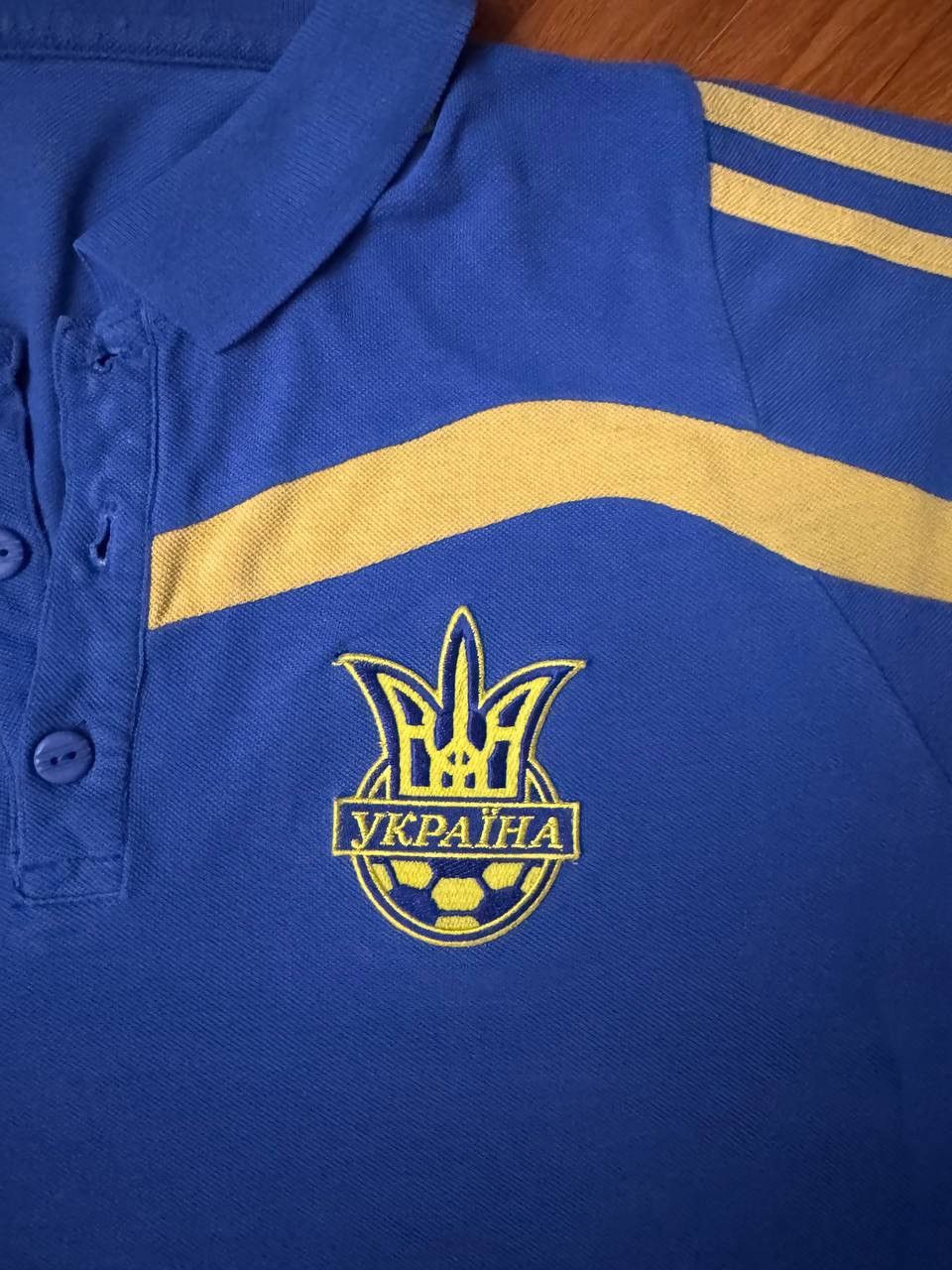 Adidas Adidas Ukraine 2009 national team soccer jersey tee Size US M / EU 48-50 / 2 - 3 Thumbnail