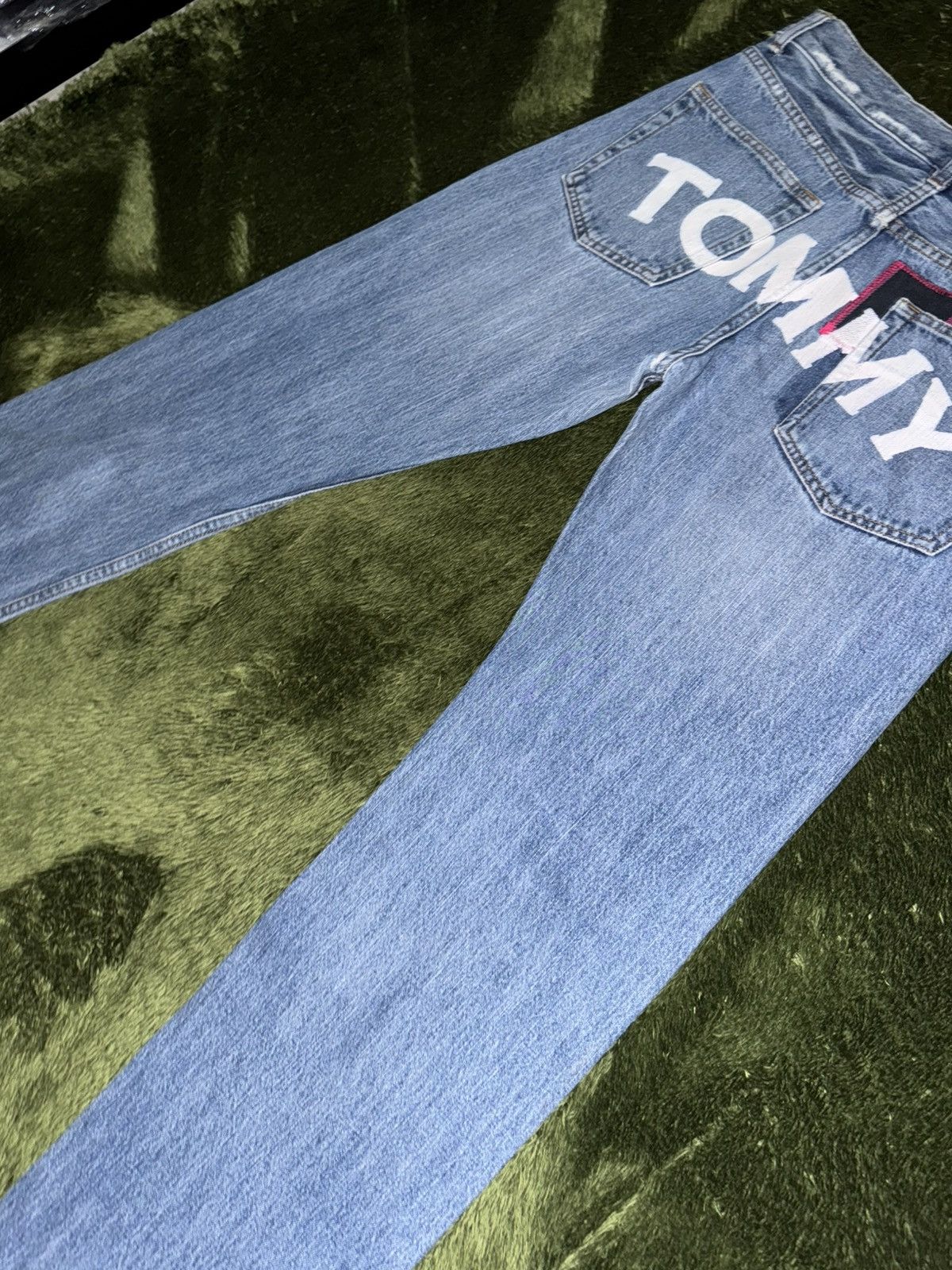Tommy Hilfiger [M] Tommy Hilfiger japan repair detail washed denim pants Size US 34 / EU 50 - 13 Thumbnail