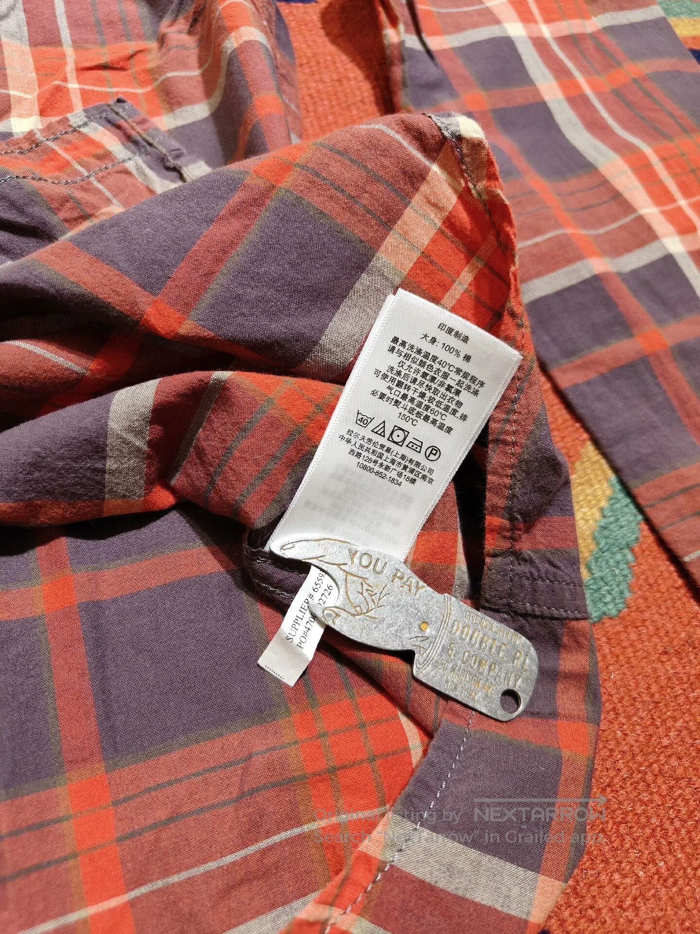 RRL Ralph Lauren RRL Western Plaid Shirt Polo Ralph Lauren. Size US M / EU 48-50 / 2 - 5 Thumbnail