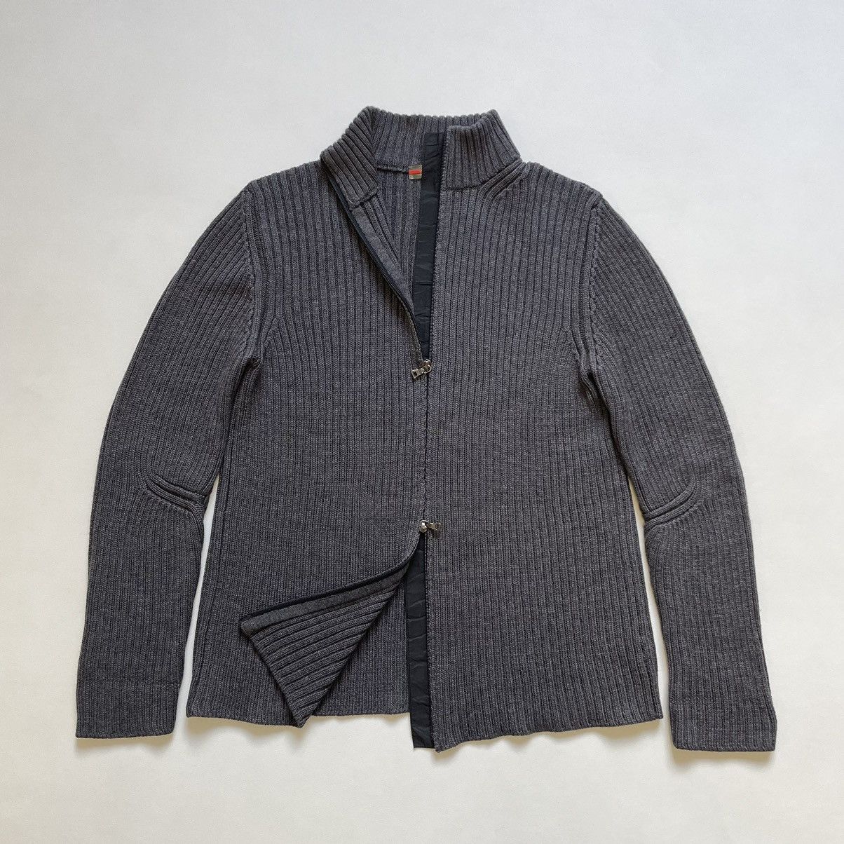 Prada A/W 06 ‘Drivers Knit’ Zip Sweater Size US L / EU 52-54 / 3 - 1 Thumbnail